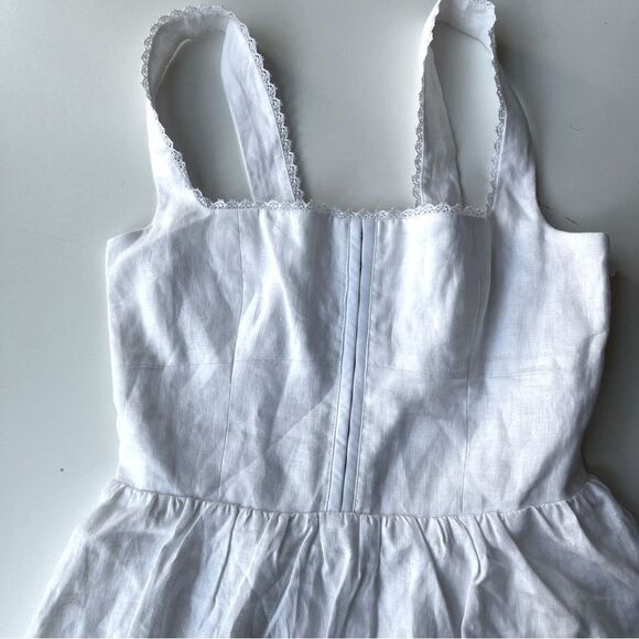 Reformation Sheri White Mini Dress - Picture 6 of 13